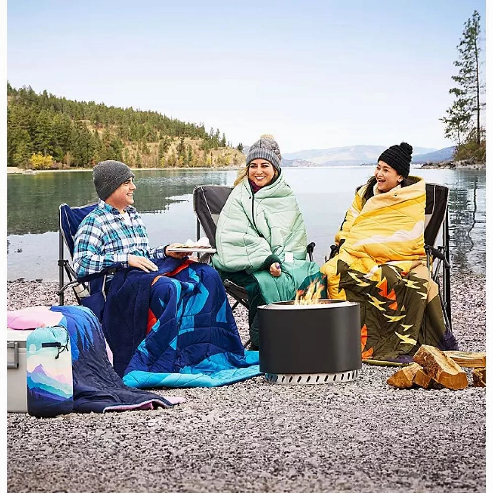 5' x 7' Oversized Sherpa Camping Blanket