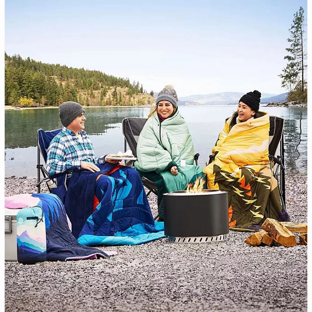 5' x 7' Oversized Sherpa Camping Blanket