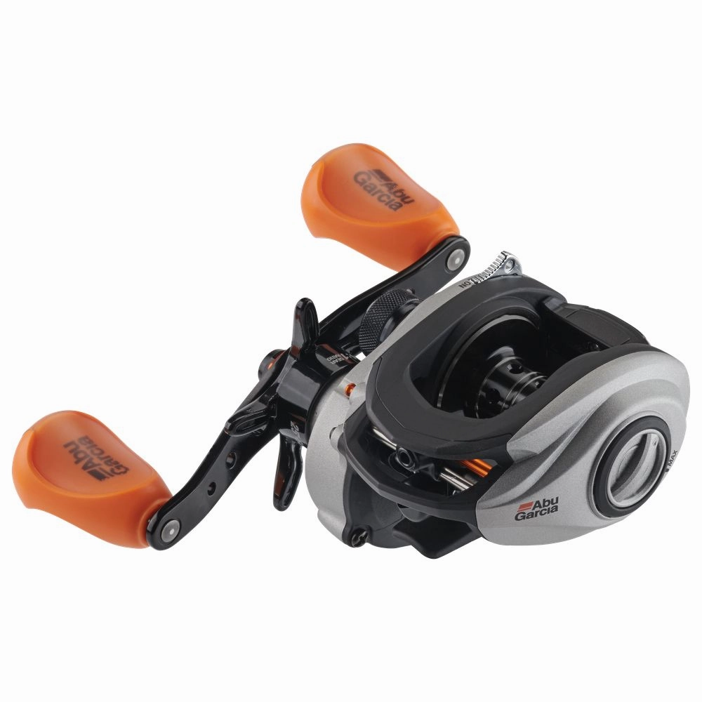Abu Garcia MAX4STX Low Profile Baitcast Fishing Reel Right Hand Retrieve - 5 1 Bearings, 15lb Drag, Lightweight Graphite Frame