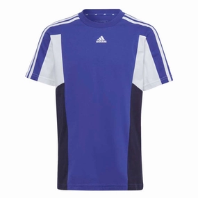 adidas - Kids' (Junior) Colorblock 3-Stripes T-Shirt (HR6361)