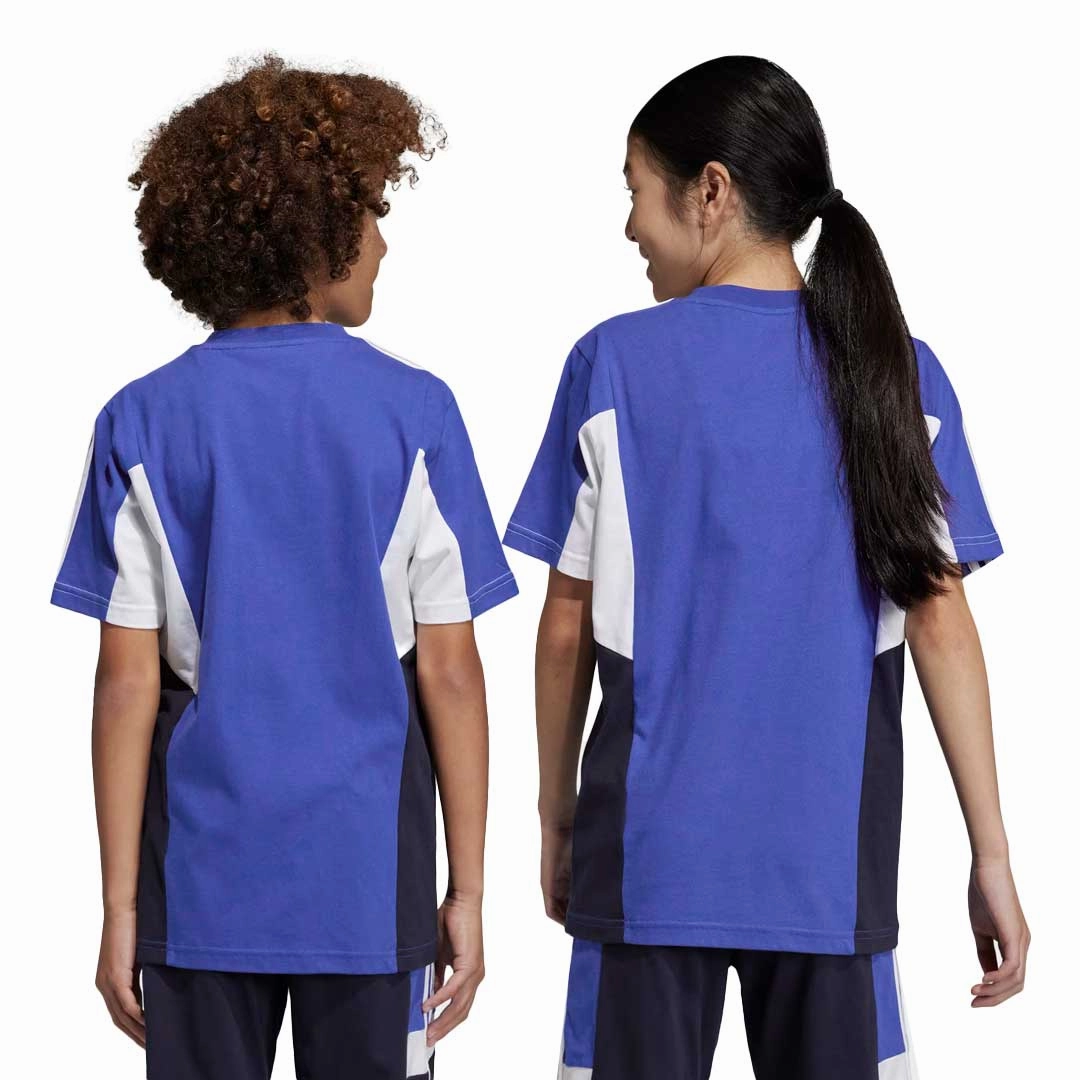 adidas - Kids' (Junior) Colorblock 3-Stripes T-Shirt (HR6361)