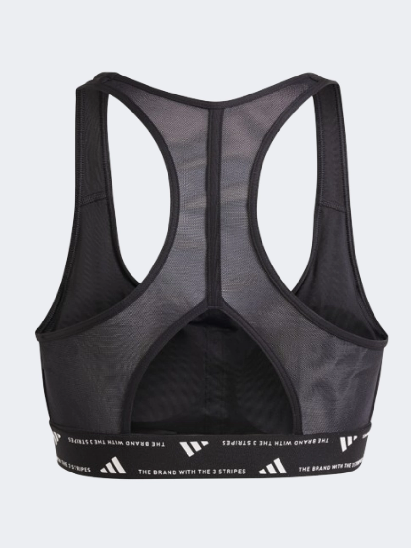 Adidas Powerreact Women Training Bra Black
