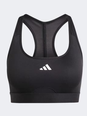 Adidas Powerreact Women Training Bra Black