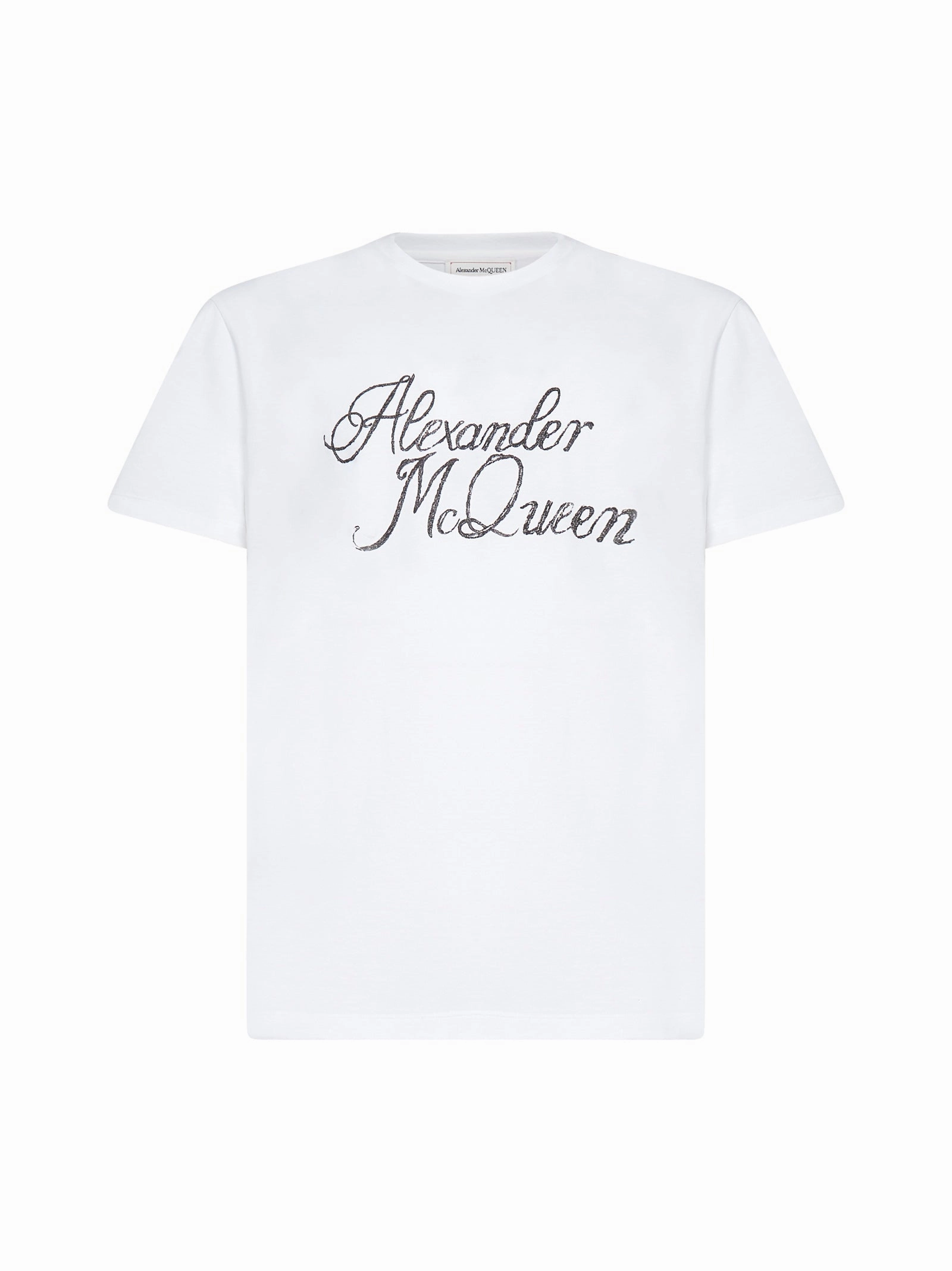 Alexander McQueen Logo Printed Crewneck T-Shirt