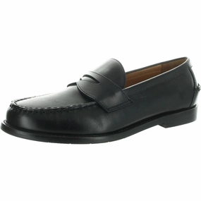 Alston Penny Mens Solid Leather Loafers