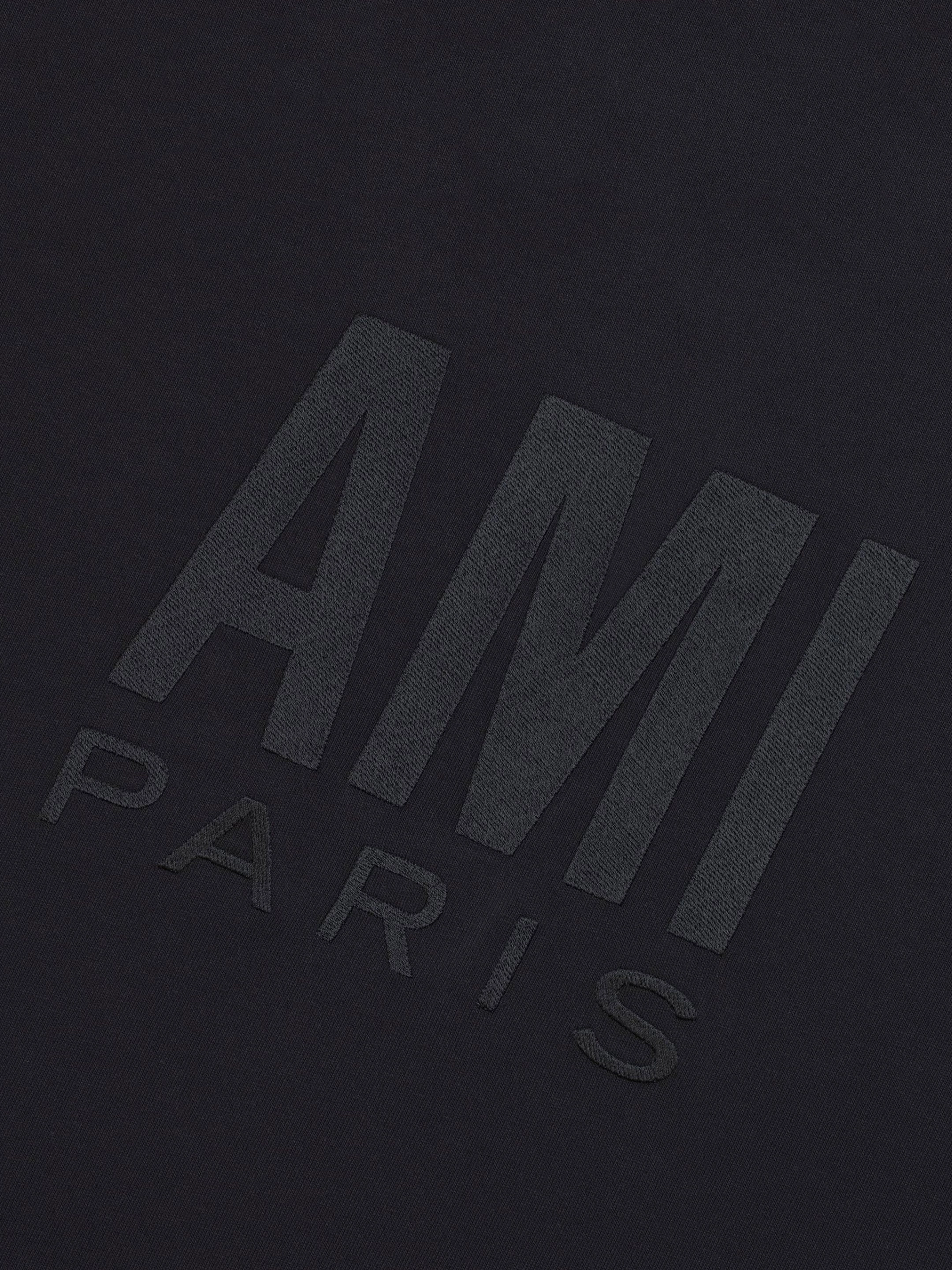 AMI Logo Printed Crewneck T-Shirt