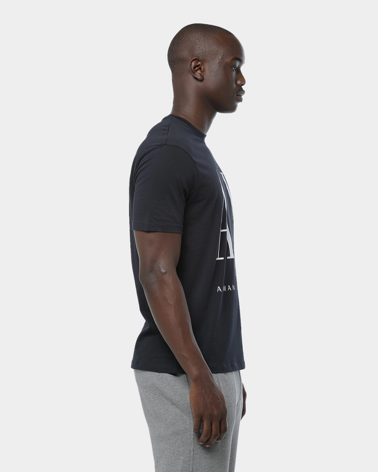 Armani Exchange Logo T-Shirt Navy