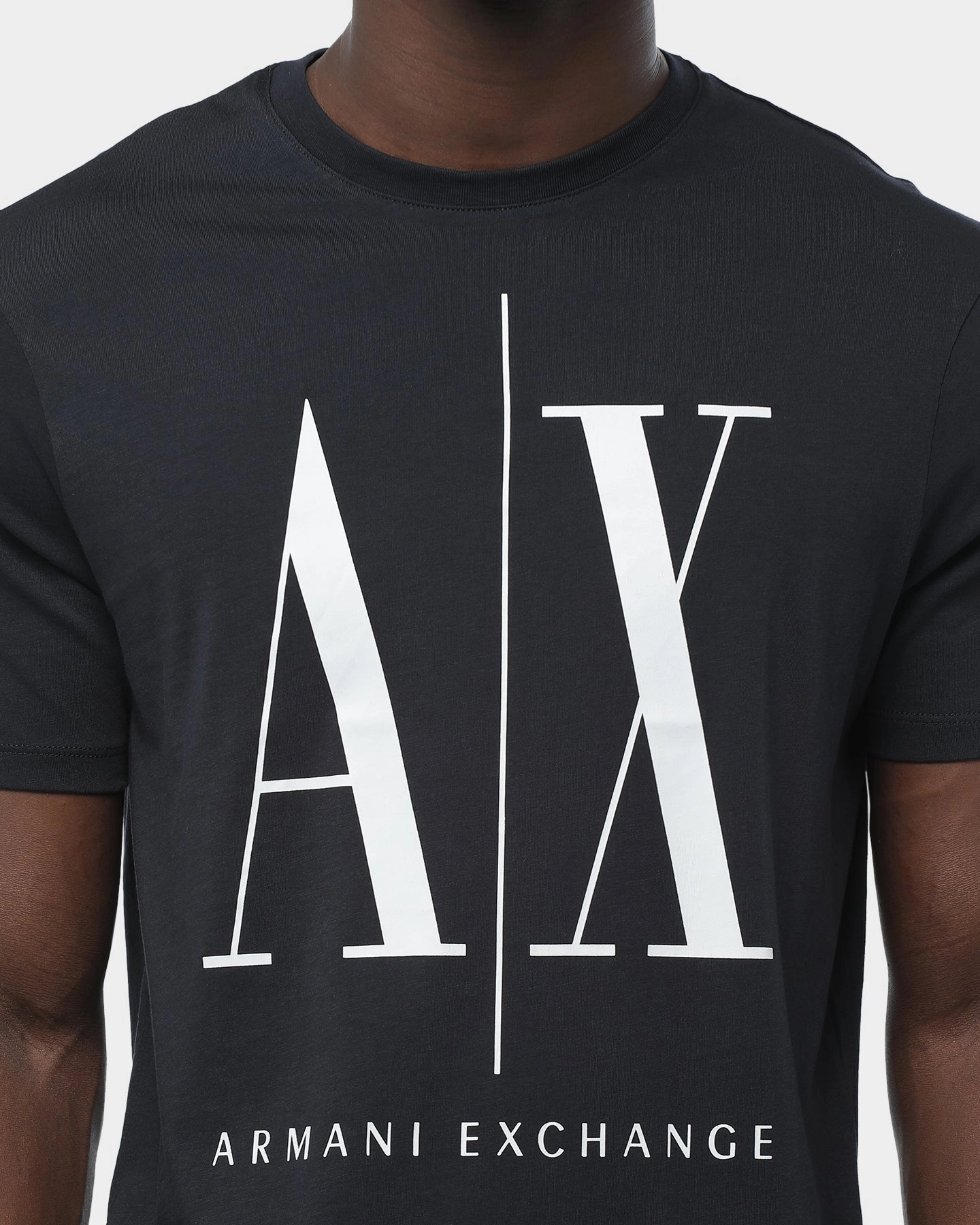 Armani Exchange Logo T-Shirt Navy