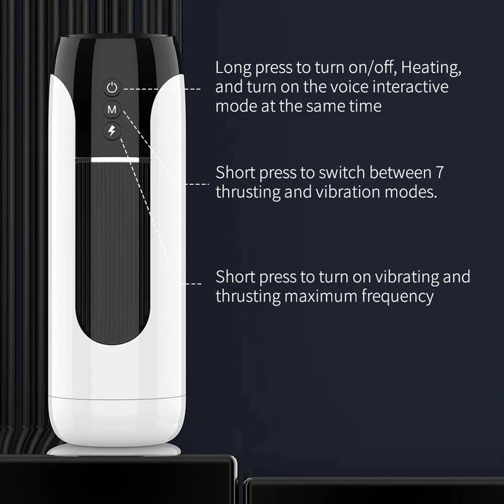 Automatic Thrusting Male Masturbator Sex Toy