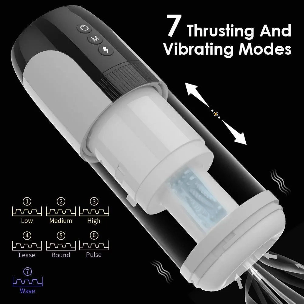 Automatic Thrusting Male Masturbator Sex Toy