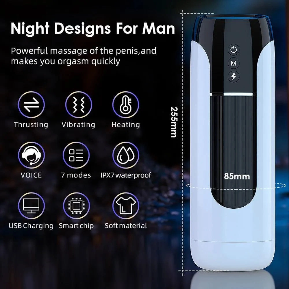 Automatic Thrusting Male Masturbator Sex Toy