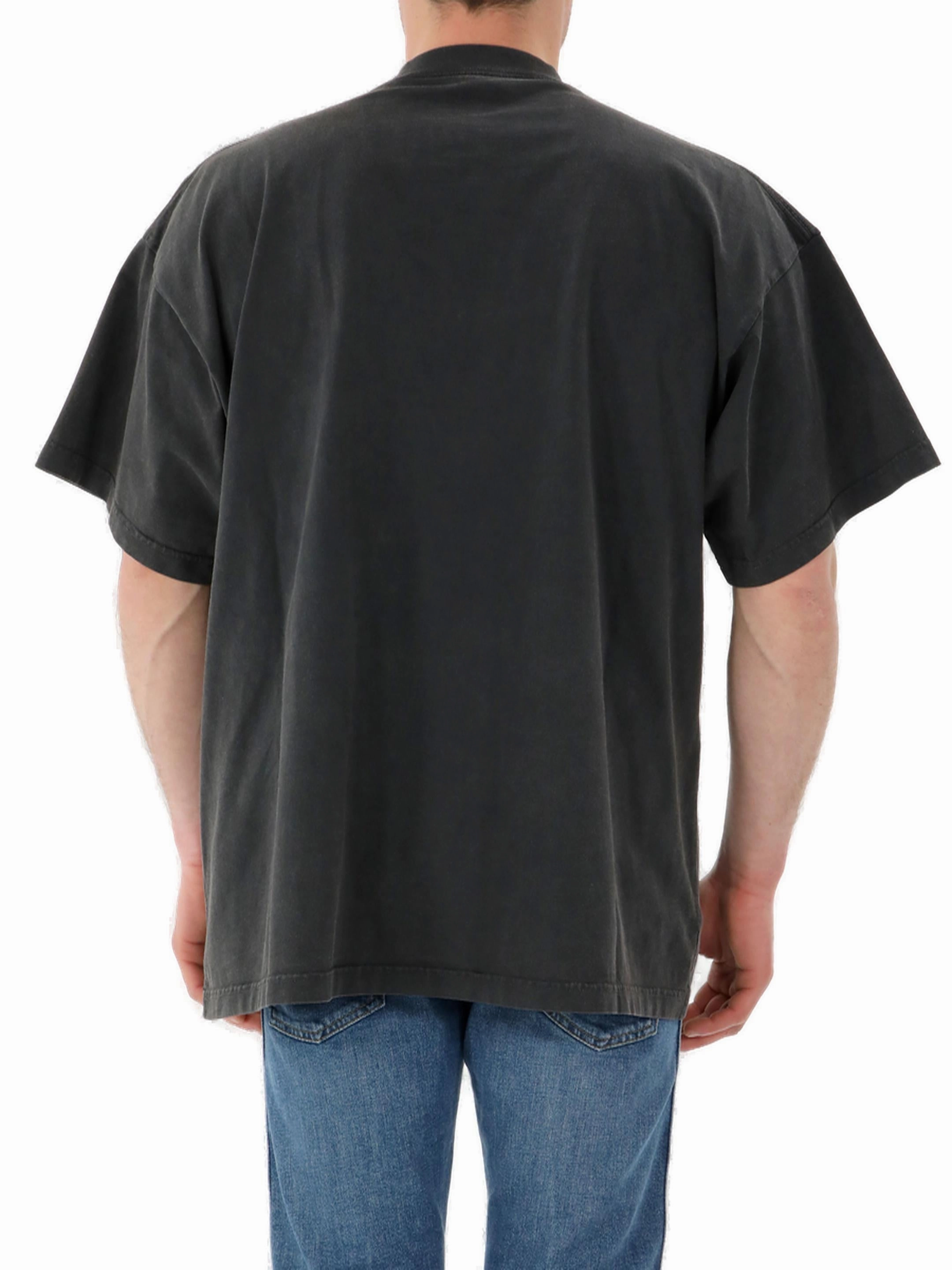 Balenciaga Logo Printed Crewneck T-Shirt
