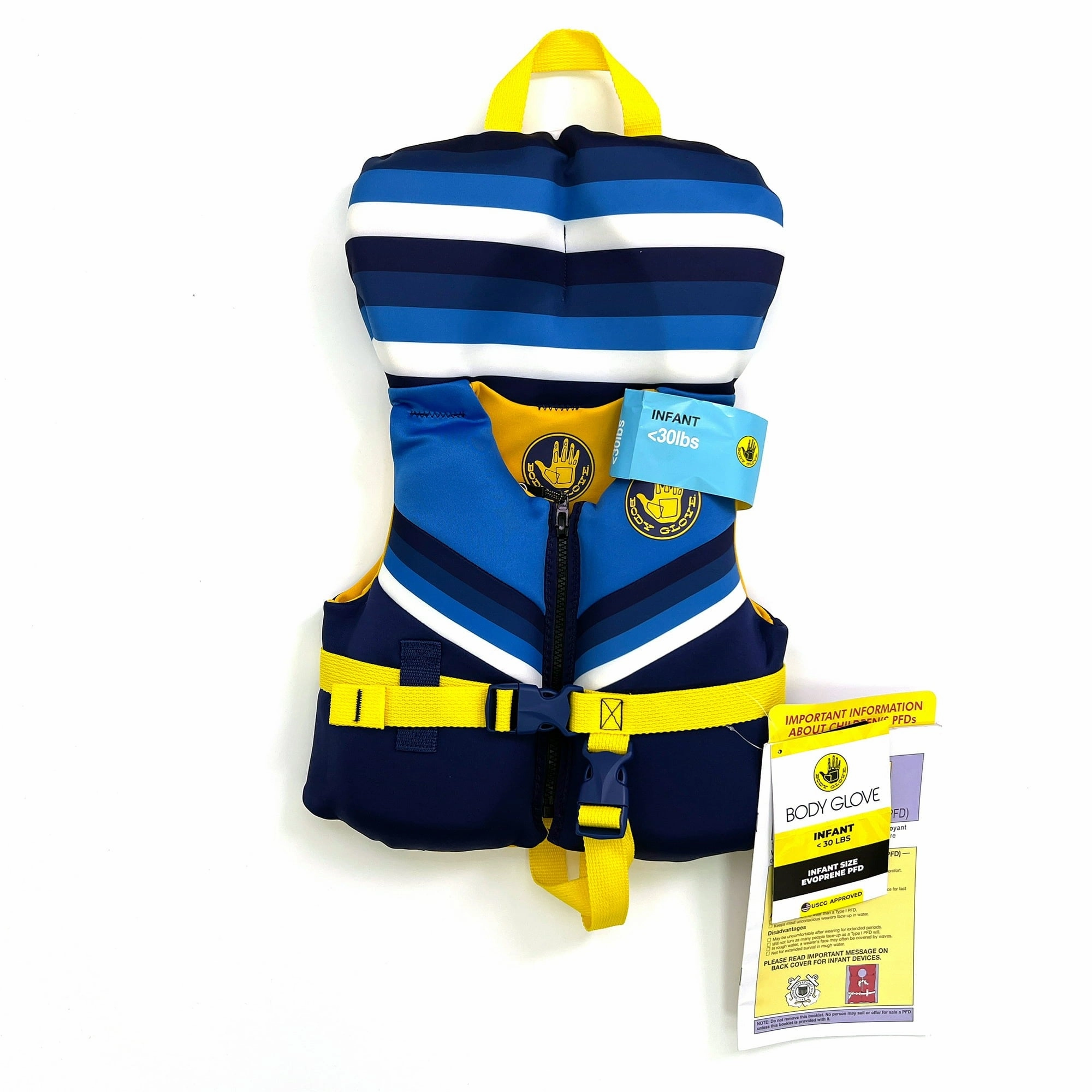 Body Glove BGB22020 Infant Boy Evoprene PFD, Life Jacket and Vest Male, Blue