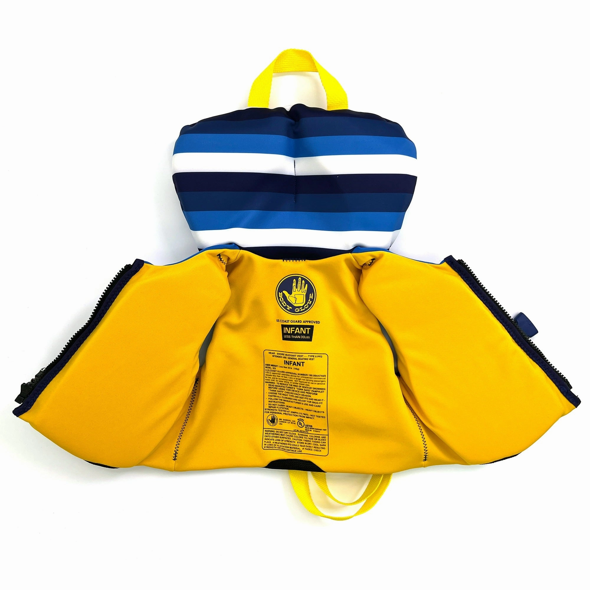 Body Glove BGB22020 Infant Boy Evoprene PFD, Life Jacket and Vest Male, Blue
