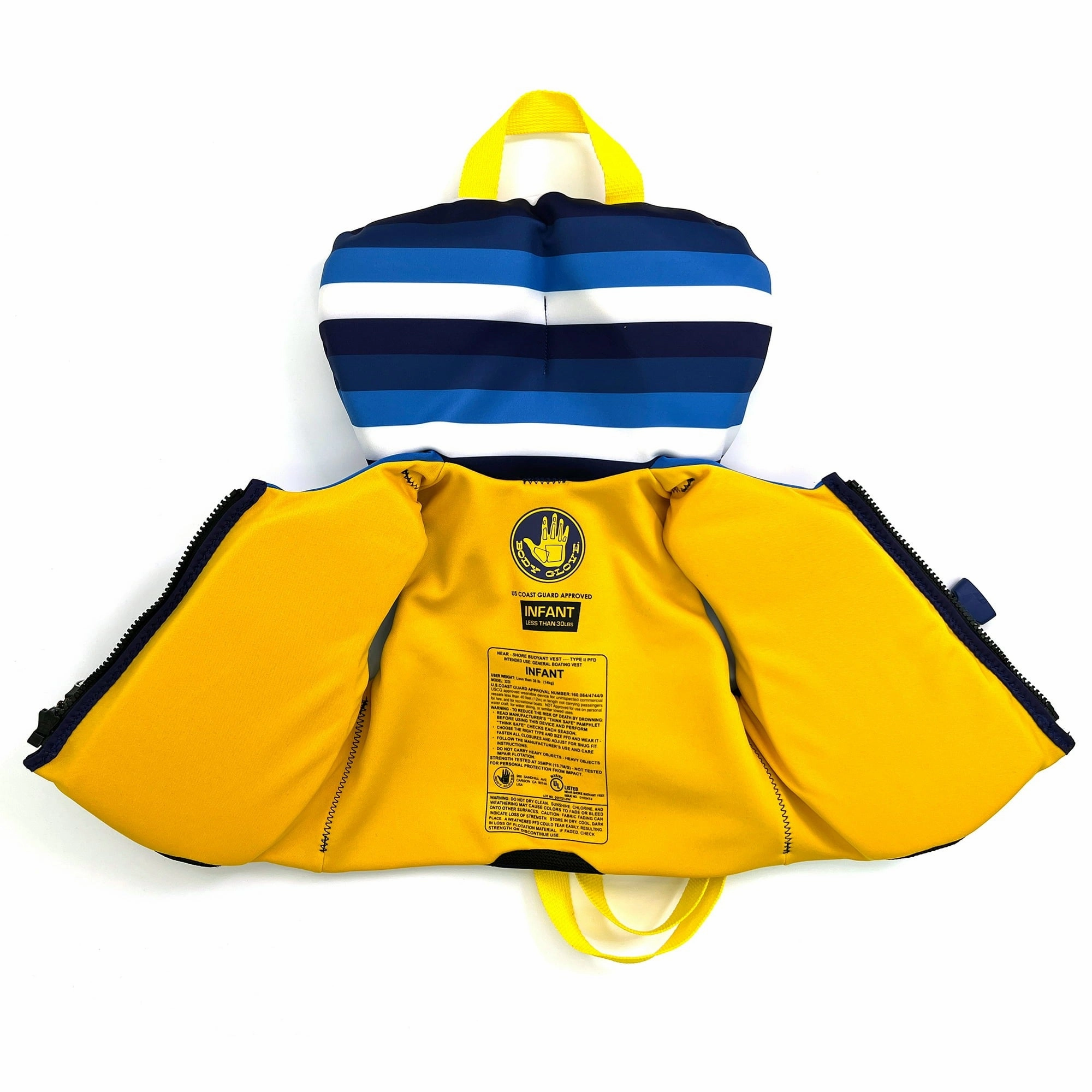 Body Glove BGB22020 Infant Boy Evoprene PFD, Life Jacket and Vest Male, Blue