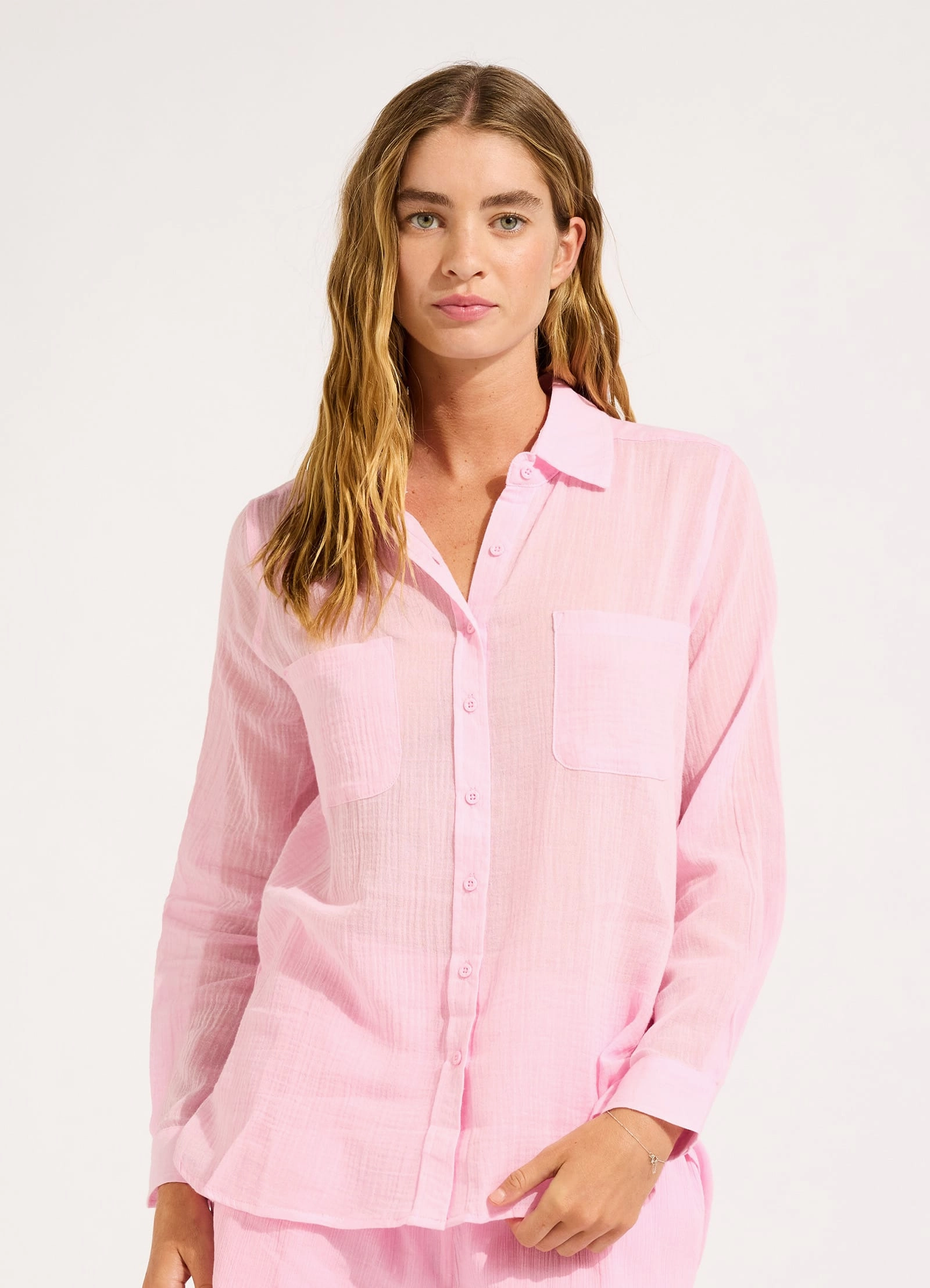 Breeze Beach Shirt - Blossom