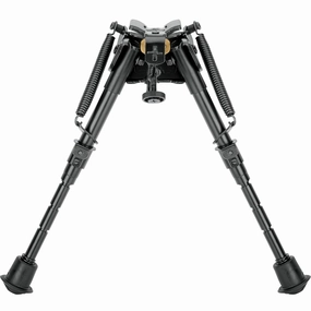 Caldwell 247142 XLA Bipod Pivot Model Stud Mount Black w/ Swivel, Style: 6-9 Inch