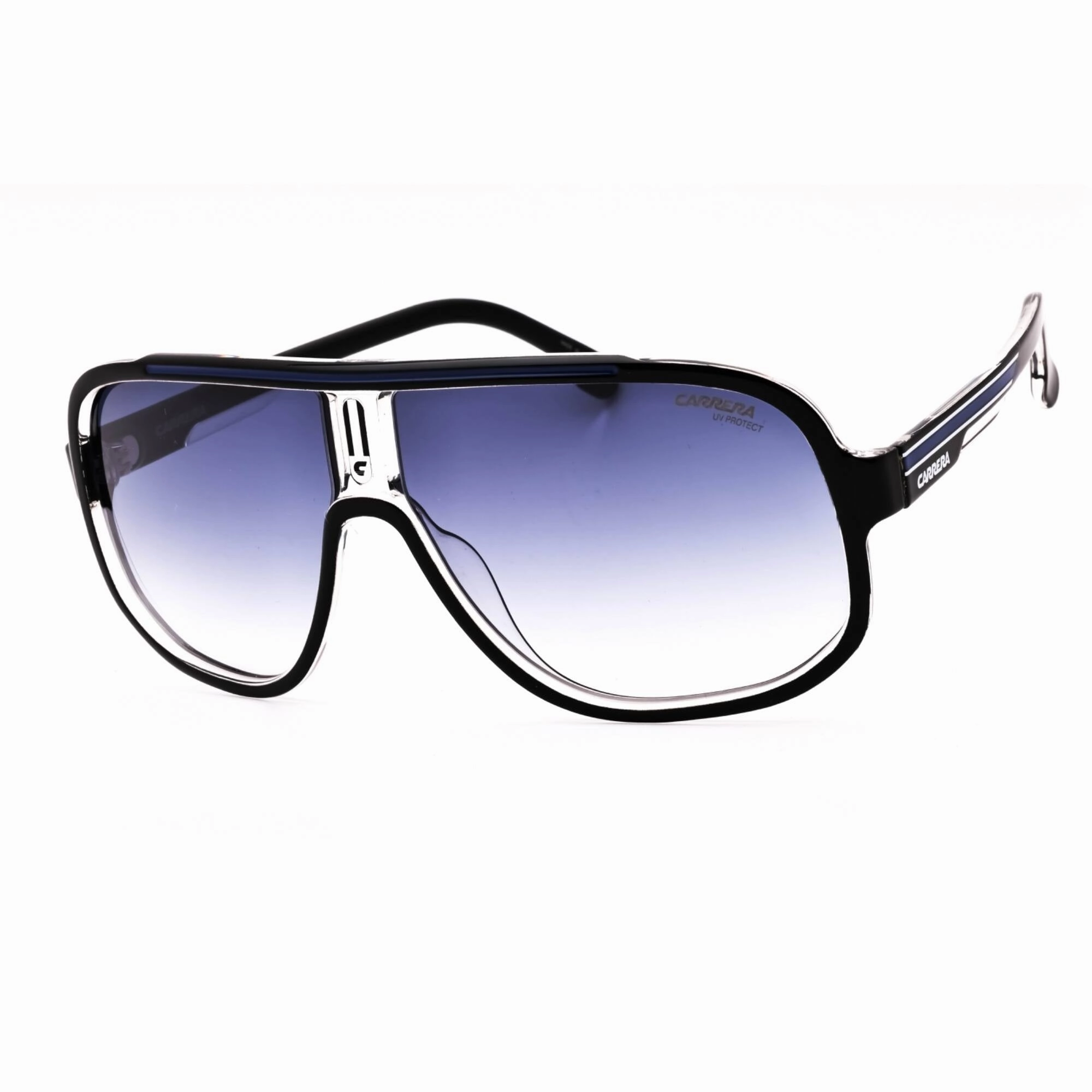 Carrera Men's Sunglasses - Black Blue Oversized Frame CARRERA | 1058/S 0D51 08