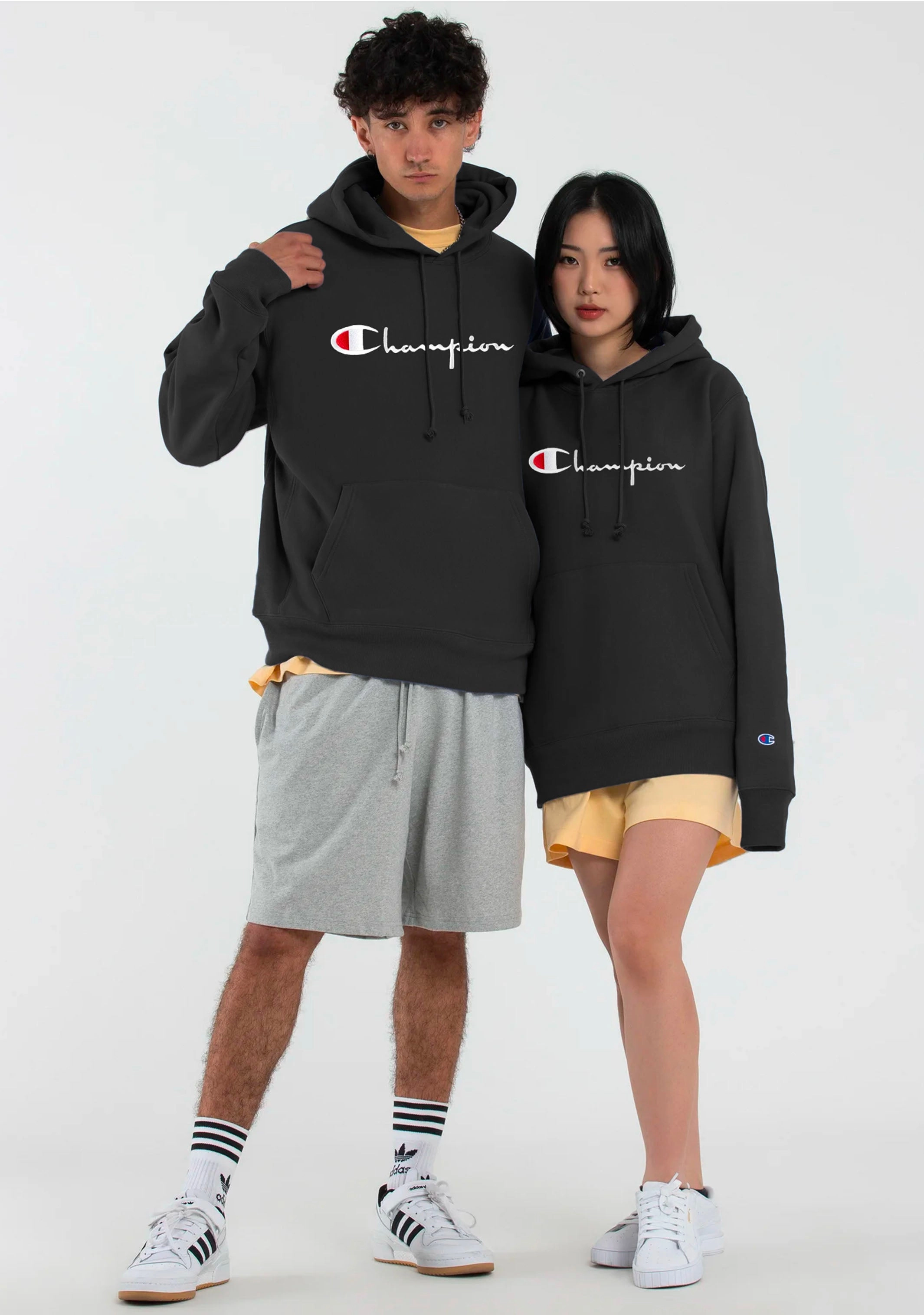 Champion Men's Reverse Weave Script Hoodie
