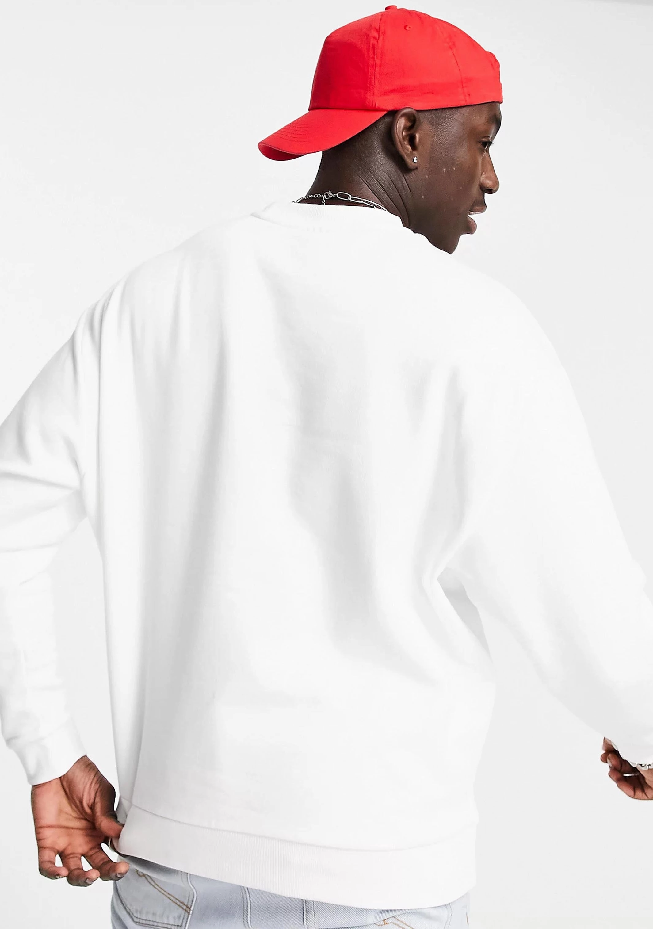 Champion Men’s Script Crew White