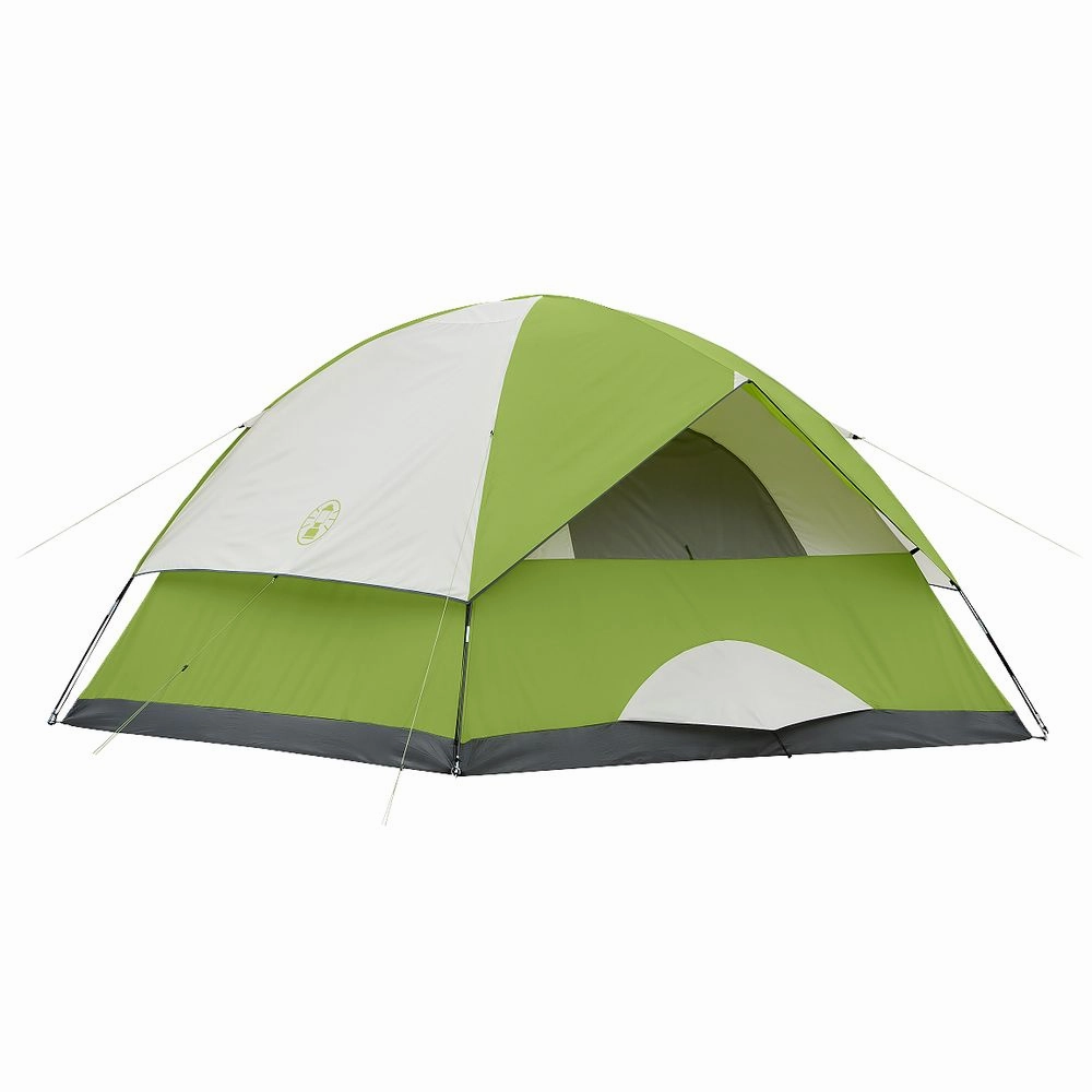Coleman 6-Person Sundome Dome Camping Tent, 1 Room, Green