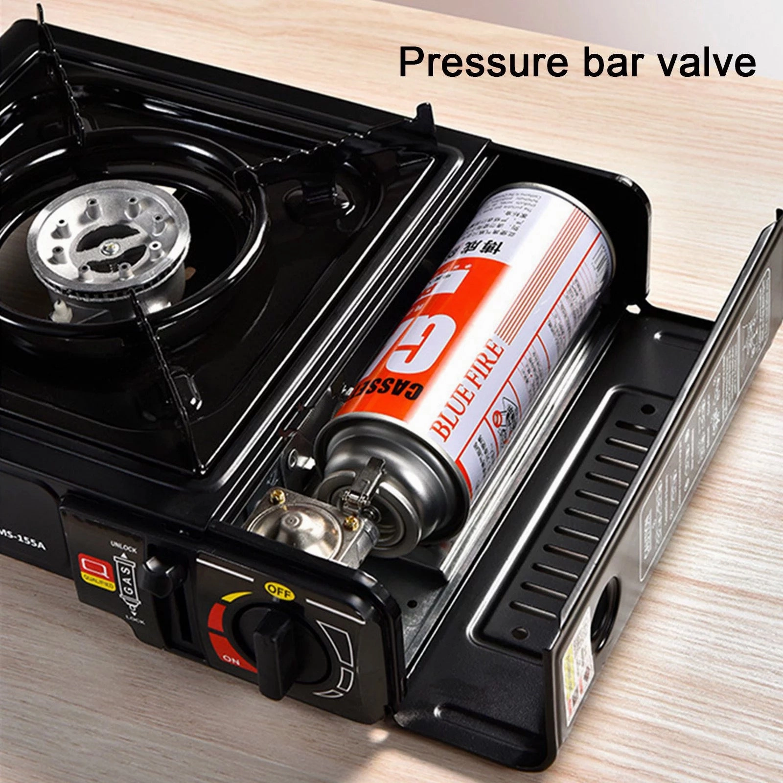 CoPedvic Portable Camping Stove, Butane Gas Stove with Carrying Case for Cooking, Picnics, Hiking, BBQ