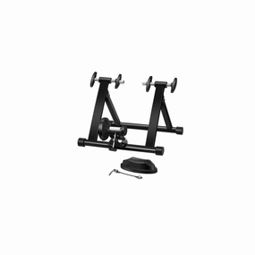 Costway SP37139 Bike Trainer Folding Bicycle Indoor Exercise Training Stand Black