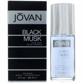 Coty Men's Cologne Spray - Jovan Black Musk with Sensual and Dark Fragrance, 3 oz