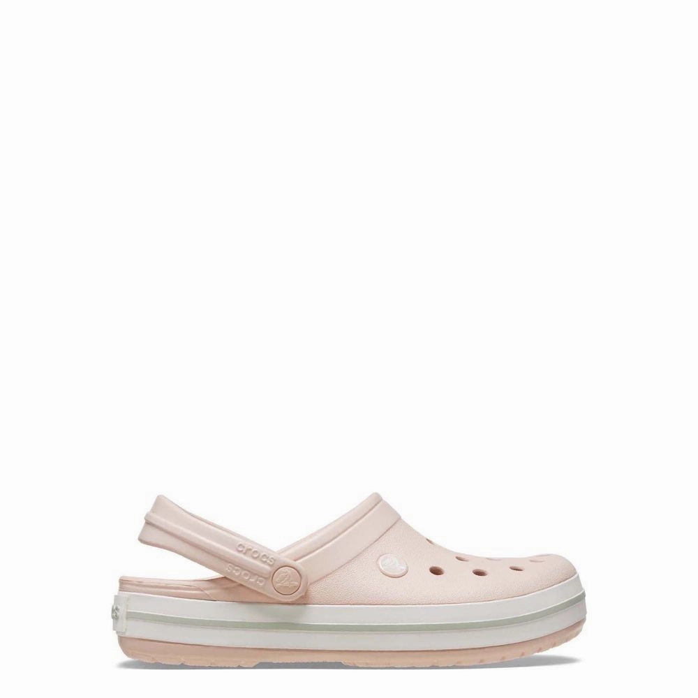 Crocs 11016-6UR-M4W6 Unisex Crocband Clog Sandals, Quartz, Men 4/Women 6