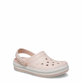 Crocs 11016-6UR-M4W6 Unisex Crocband Clog Sandals, Quartz, Men 4/Women 6