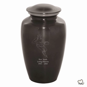 Custom Engraved Basketball Cremation Urn