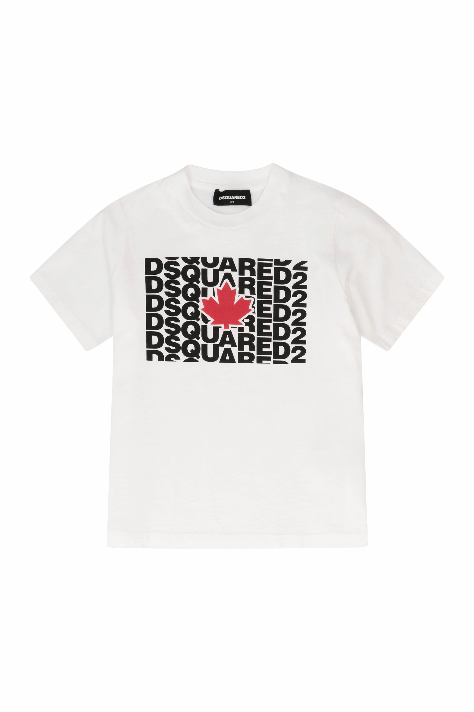 Dsquared2 Kids Logo Printed Crewneck T-Shirt