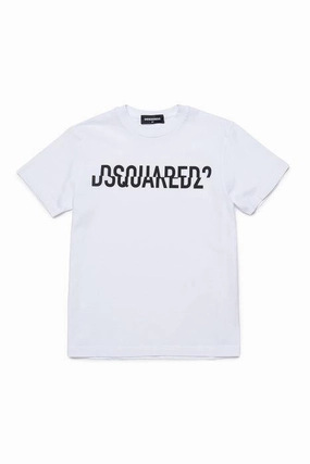 Dsquared2 Kids Split Logo Printed T-Shirt