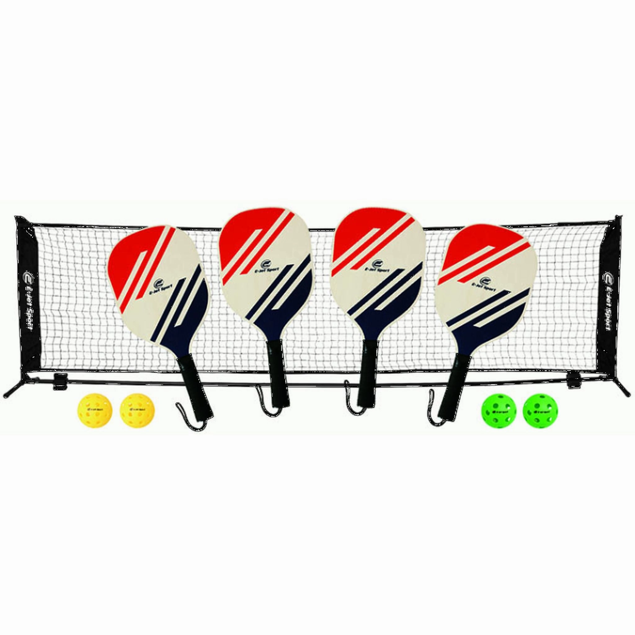 EJET Pickleball 4 Player Set with Net