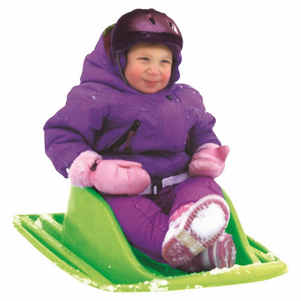 Emsco Group 1163-1NL Lime Green Infant Sled with Ergonomic Seating and Safety Features