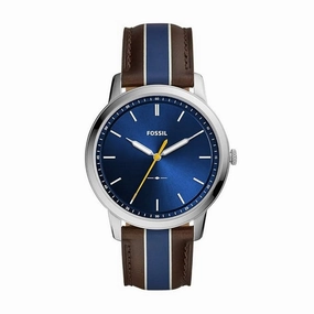 Fossil FS5554 Analog Blue Dial Men's Watch-FS5554