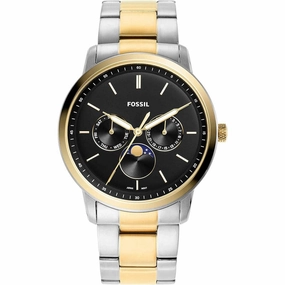 Fossil FS5906  Neutra Men's Chronograph Watch with Stainless Steel Bracelet or Genuine Leather Band