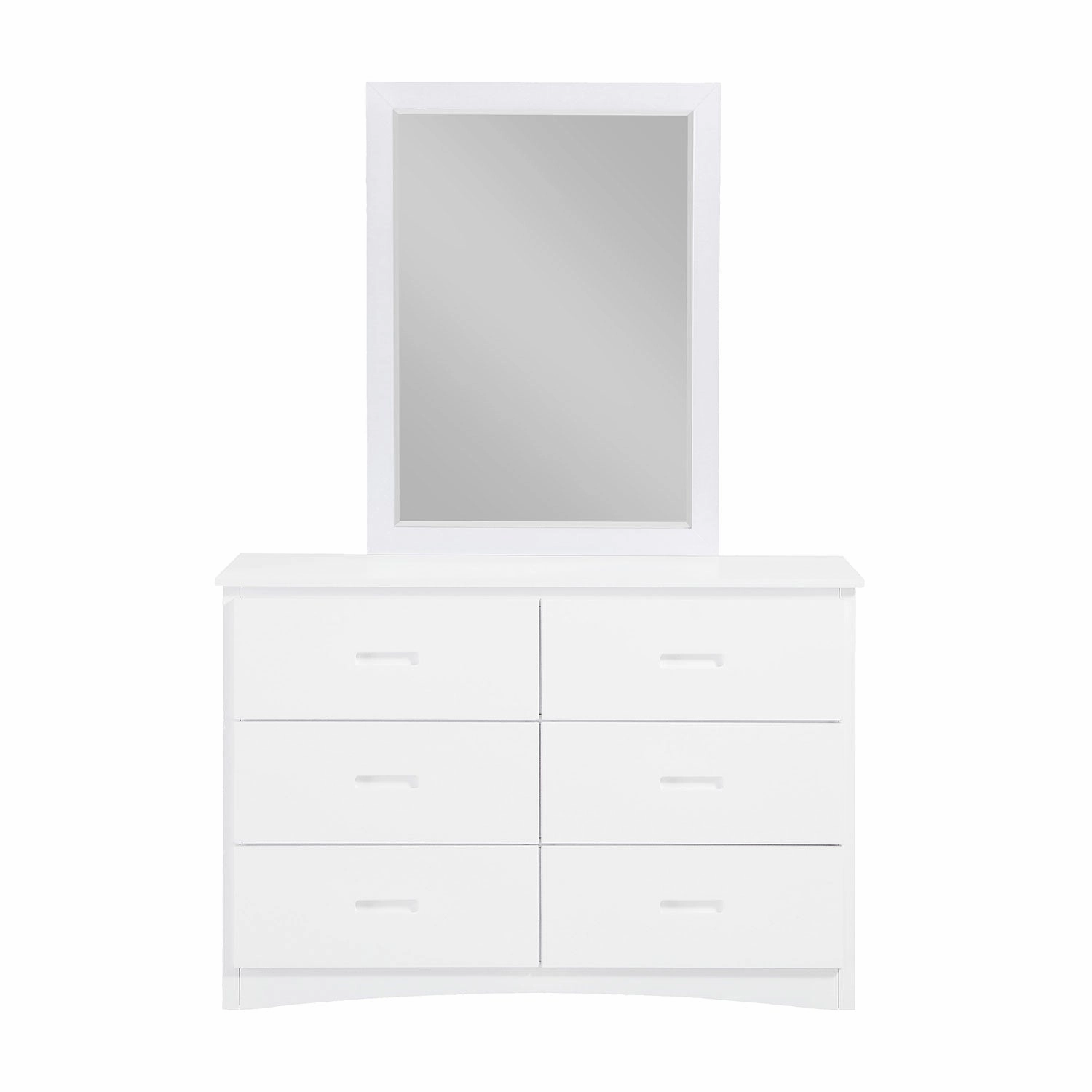 Galen 6 Drawer Dresser - White