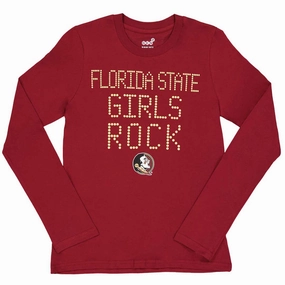 Girls' (Junior) Florida State Seminoles Long Sleeve T-Shirt (K7TSKV7)