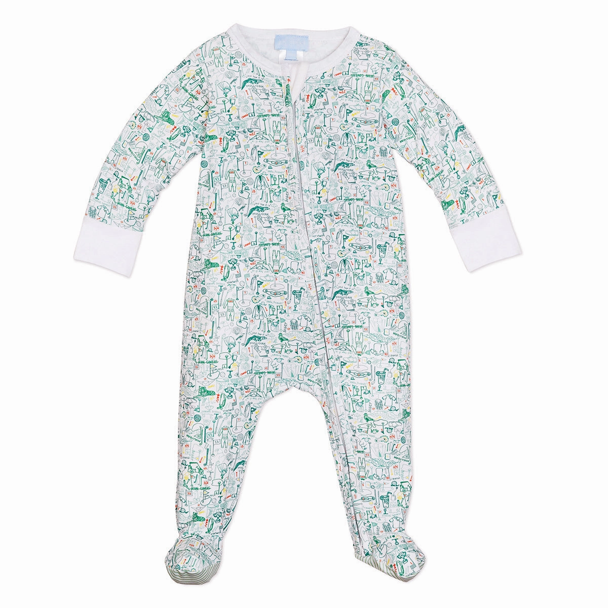 Golf Zip Baby Onesie
