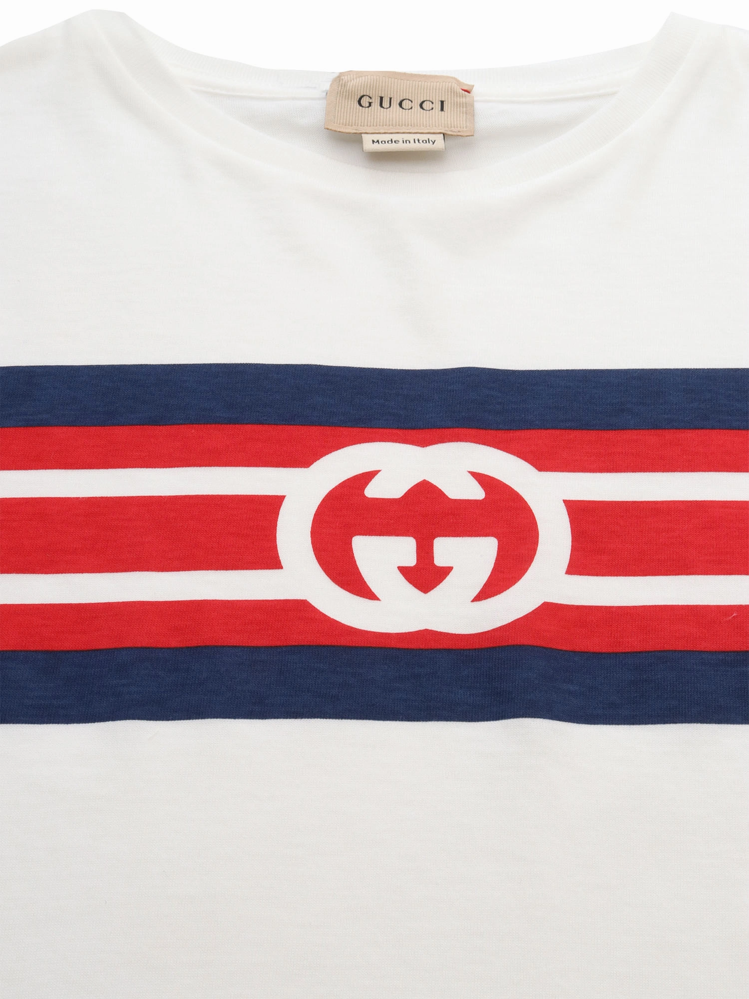 Gucci Kids Logo Printed Crewneck T-Shirt