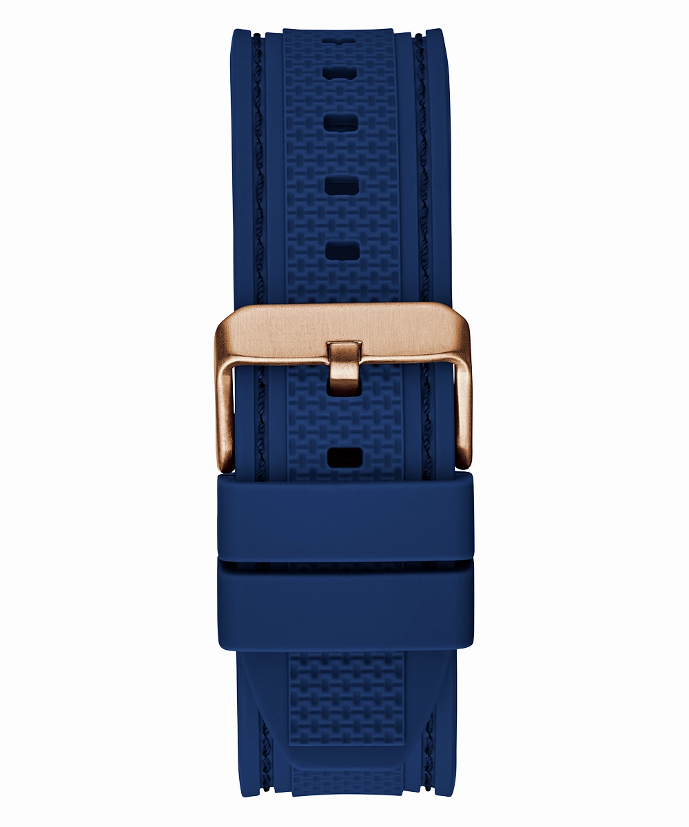 GUESS Mens Blue 2-Tone Multi-function Watch
