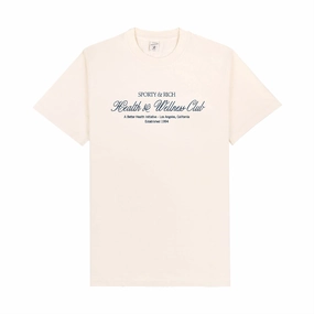 H&W Club Tee 'Cream Navy'