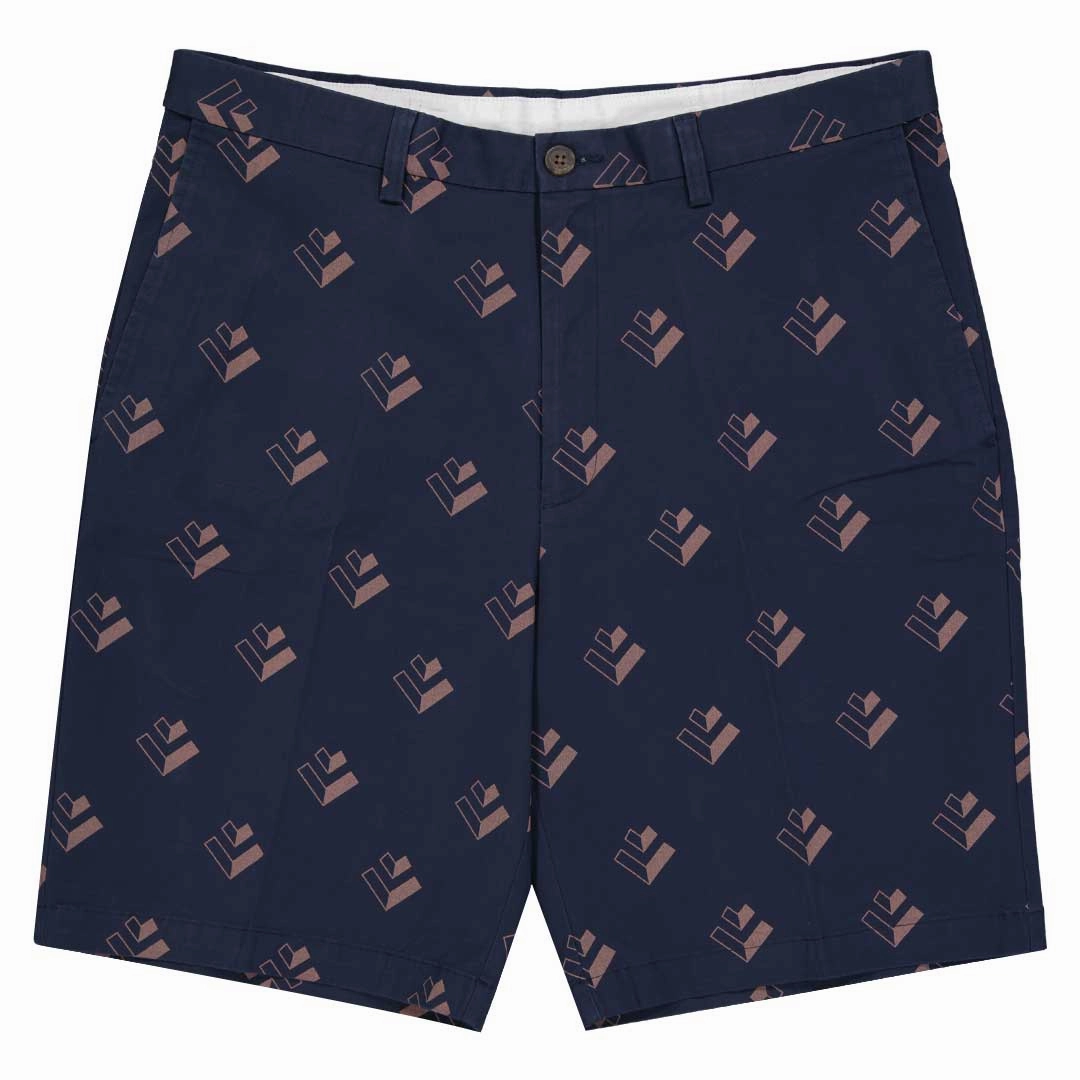Haggar - Men's Plain Cotton Print Shorts (HS50013 412)