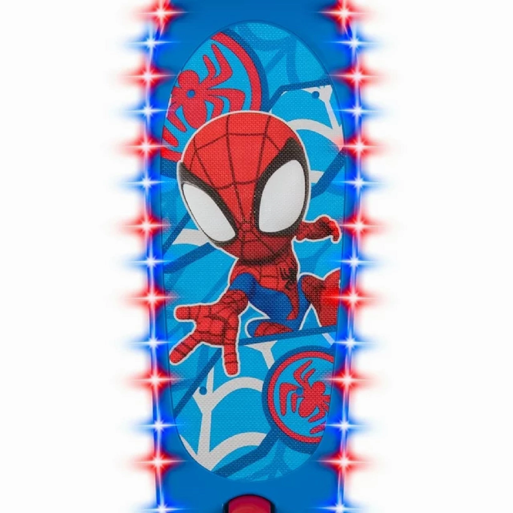 Huffy 58502 Marvel Spidey and His Amazing Friends 3-Wheel Lights and Sounds Scooter, Blue
