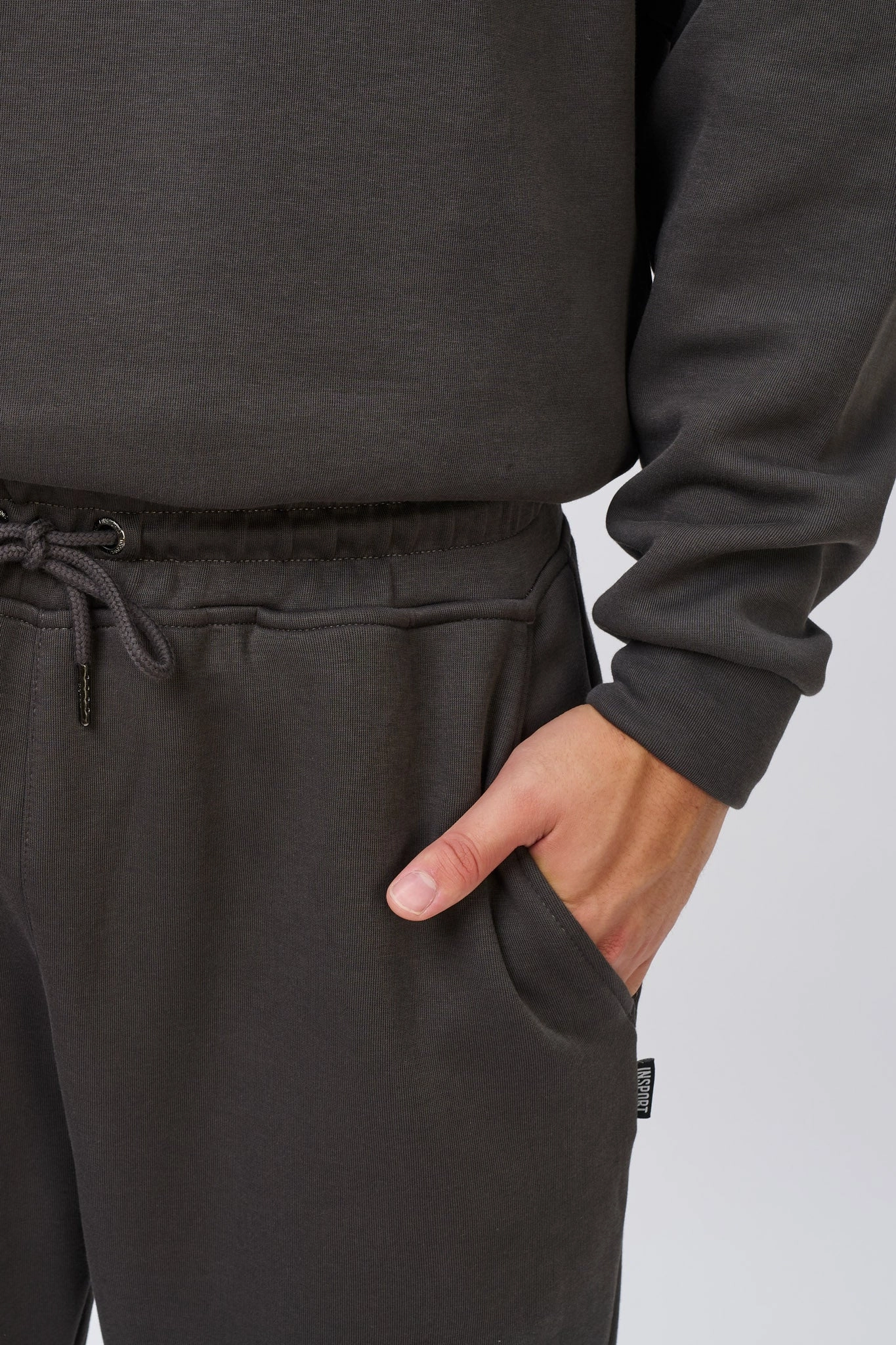 INSPORT MEN'S DENVER TECH TRACKPANTS ASH