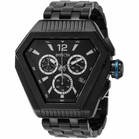 Invicta Men's Chronograph Watch - Speedway Quartz Black Dial Bracelet | 46097