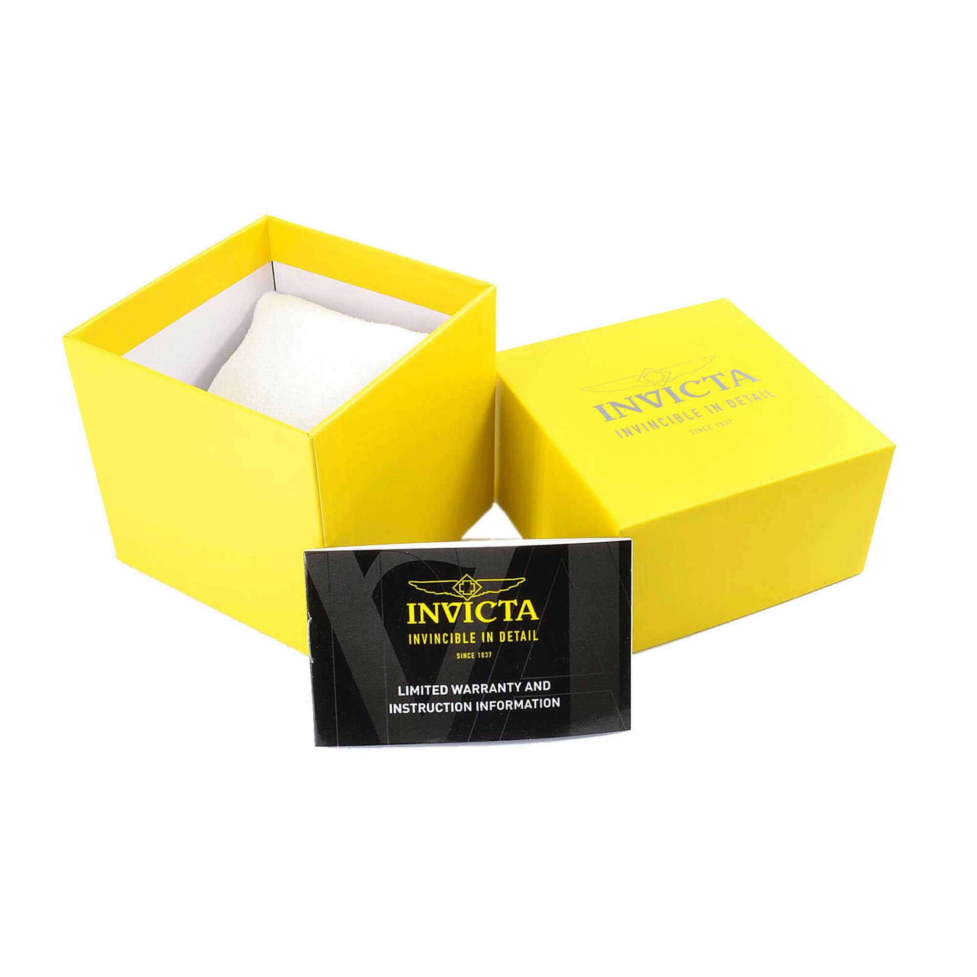 Invicta Men's Watch - Pro Diver Quartz Date Gold Tone Dial Silicone Strap | 46135