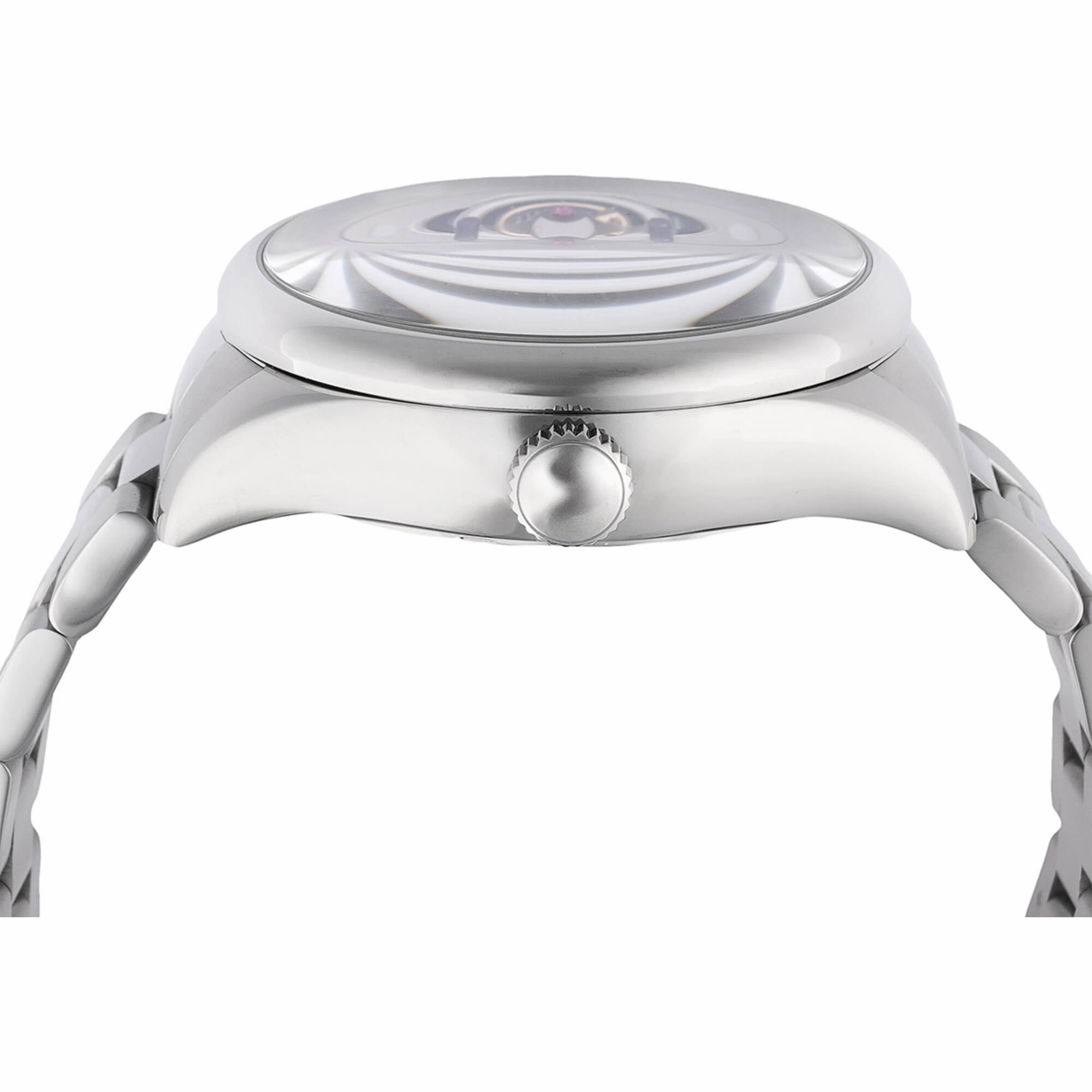 Invicta Men's Watch - Vintage Automatic Semi-Skeleton Dial Steel Bracelet | 44897
