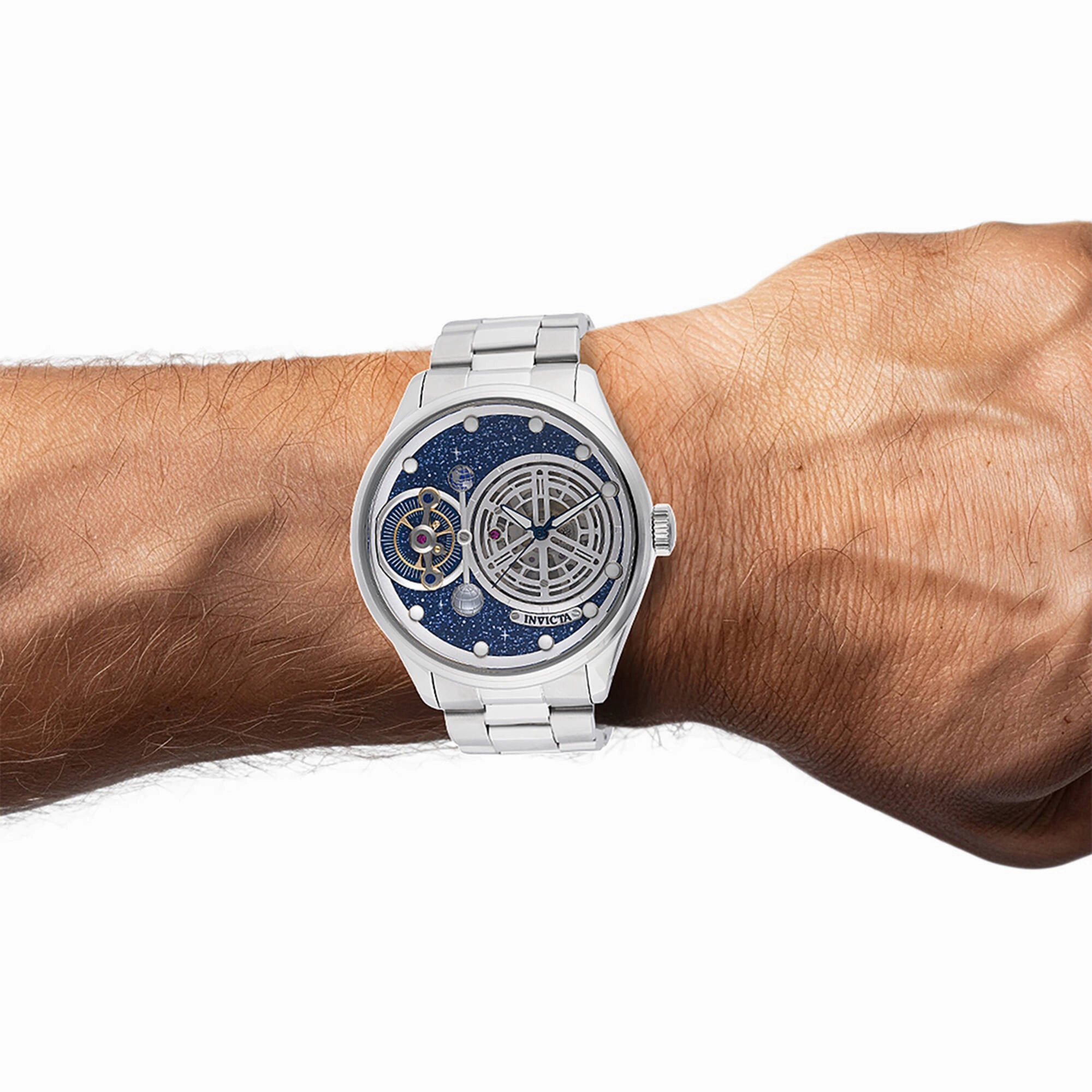 Invicta Men's Watch - Vintage Automatic Semi-Skeleton Dial Steel Bracelet | 44897